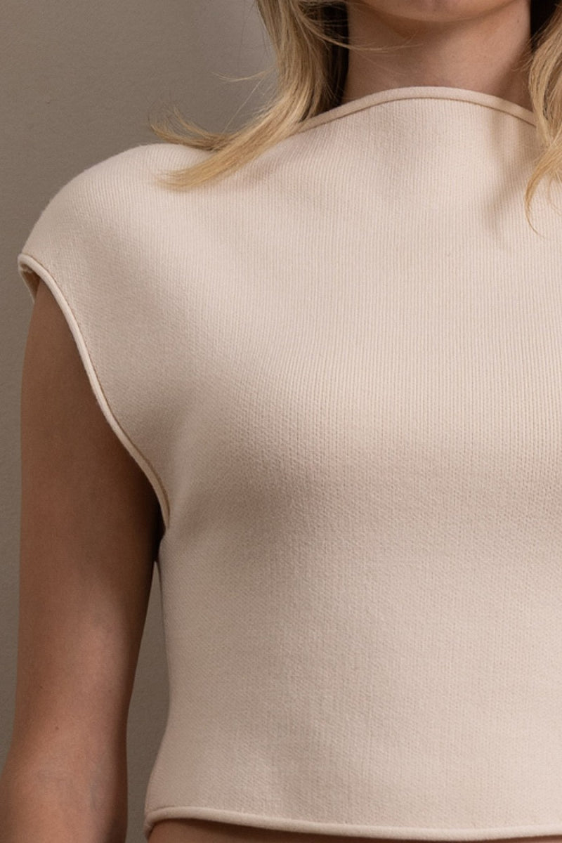TOP DE PUNTO BEIGE