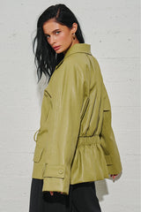 JACKET MATCHA VINIPIEL