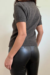 BLUSA DE PUNTO MANGA CORTA